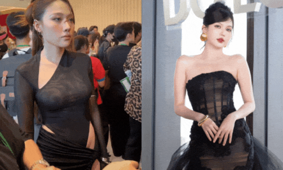 Em gái Trấn Thành hở bạo hơn cả Ngọc Trinh, bị bạn trai bỏ rơi ở sự kiện