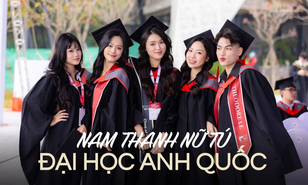 Vác máy đi chụp dàn trai xinh gái đẹp BUV trong lễ tốt nghiệp: Sao visual ai cũng 