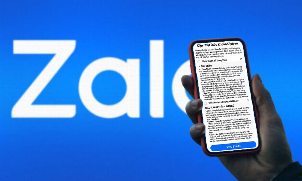 Người dùng thắc mắc về yêu cầu cập nhật điều khoản dịch vụ mới, Zalo nói gì?