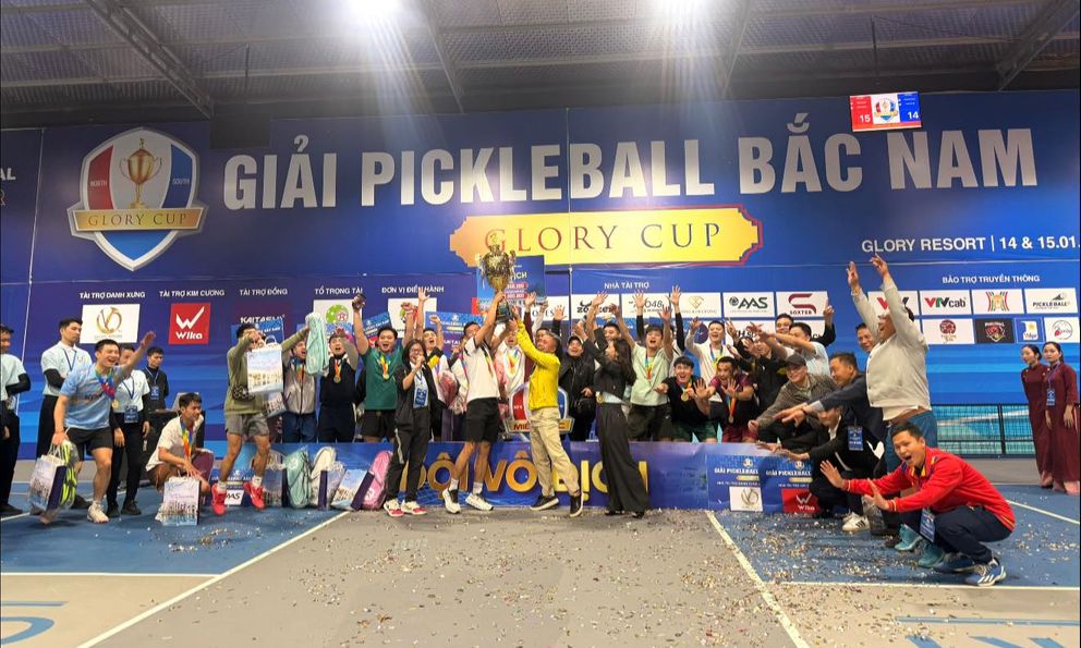 Giải pickleball Bắc - Nam sum họp quy tụ toàn tay vợt đình đám Việt Nam, kết quả kịch tính đến phút cuối cùng 