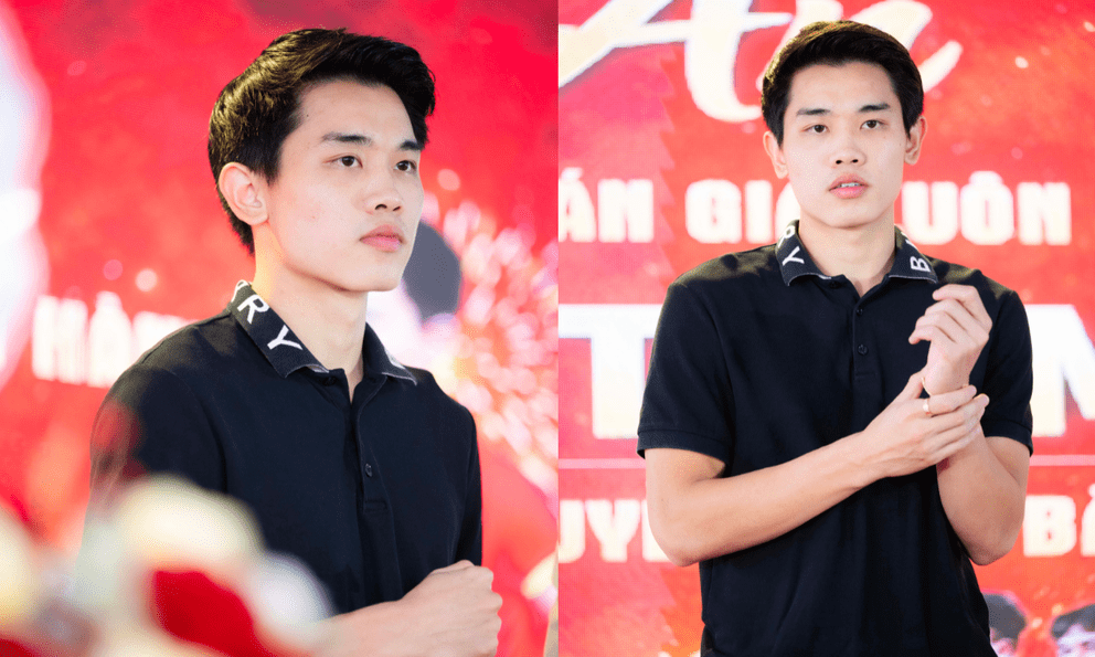 Đình Bắc gây sốt với visual sáng bừng: Trên sân là 