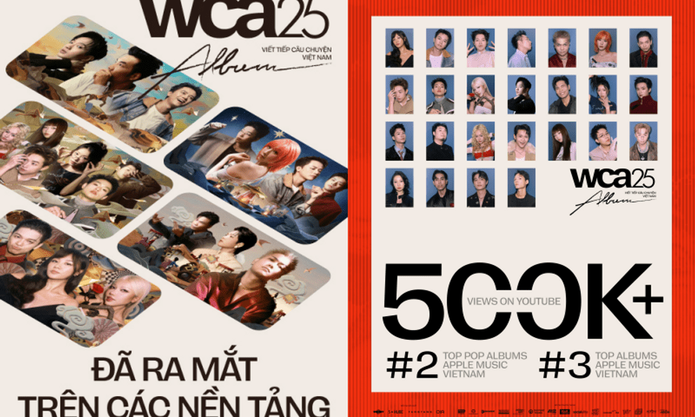 Album WeChoice Awards 2025 “ẵm” nửa triệu views, leo top “tằng tằng”: Nhạc hay chưa từng làm dân tình thất vọng!