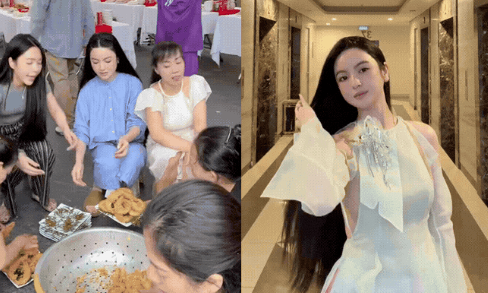 Chu Thanh Huyền - vợ Quang Hải trên phố là CEO sang chảnh, về quê chồng vẫn xắn tay vào làm cỗ như thường