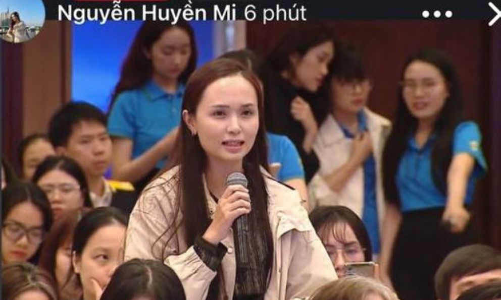 Vợ Văn Quyết viral khắp cõi mạng bởi khoảnh khắc xinh đẹp, khí chất tiểu thư khi xuất hiện trên Fanpage Thông tin Chính phủ