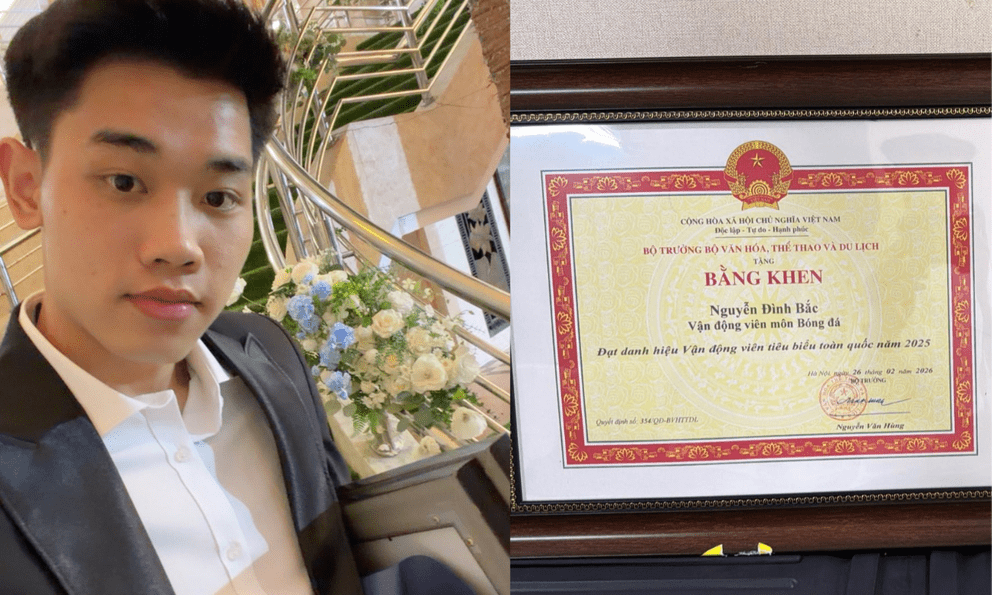 Đình Bắc diện vest bảnh bao tay ôm 