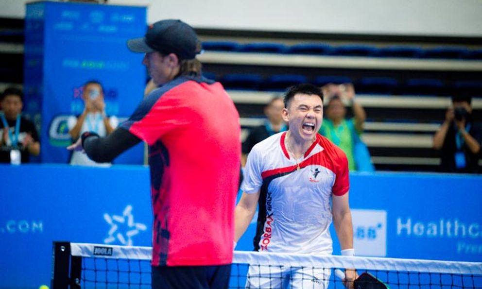 Đẳng cấp: Lý Hoàng Nam chân đau tập tễnh vẫn đánh bại Top 4 PPA Christian Alshon