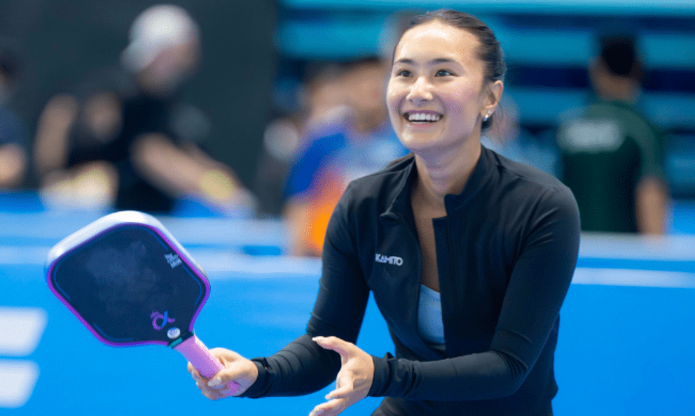 Nàng thơ pickleball Alix Trương khoe visual ngọt ngào nhưng bị cặp đôi Việt Nam loại thẳng ở PPA Asia 100