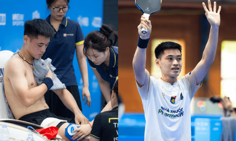 Vinh Hiển nén đau chấn thương, 