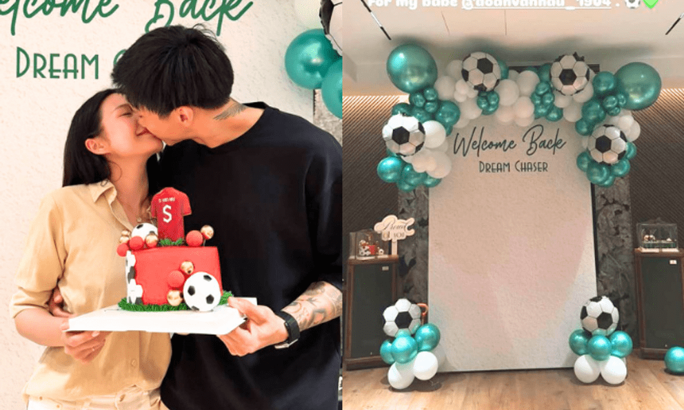 Doãn Hải My mở tiệc hoành tráng mừng Văn Hậu trở lại đỉnh cao sau 2 năm chấn thương ác mộng, 