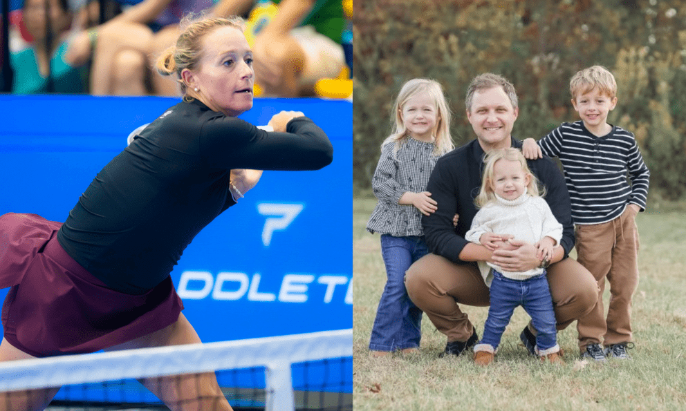 Brooke Buckner xách vợt đi đối đầu cả 