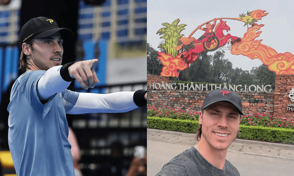 Tay vợt top 4 PPA Christian Alshon đi thăm Hoàng thành Thăng Long, ngỡ ngàng vì pickleball phủ khắp phố phường tại Việt Nam