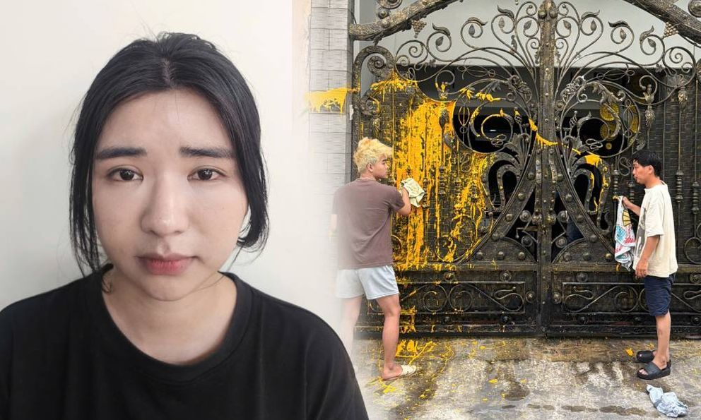 Bỏ 5 triệu thuê 2 thanh niên trộn sơn với mắm tôm tạt vào nhà người khác, cô gái bị bắt