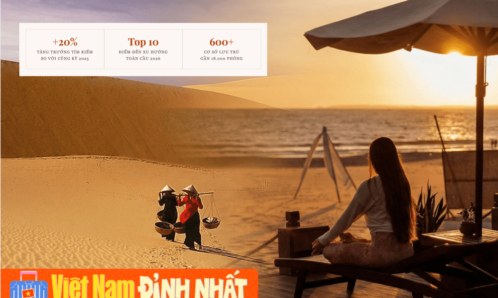 Làng chài Việt Nam có 200 resort lớn nhỏ lần đầu sánh vai cùng Mỹ và Trung Quốc, lọt Top 10 điểm đến xu hướng toàn cầu