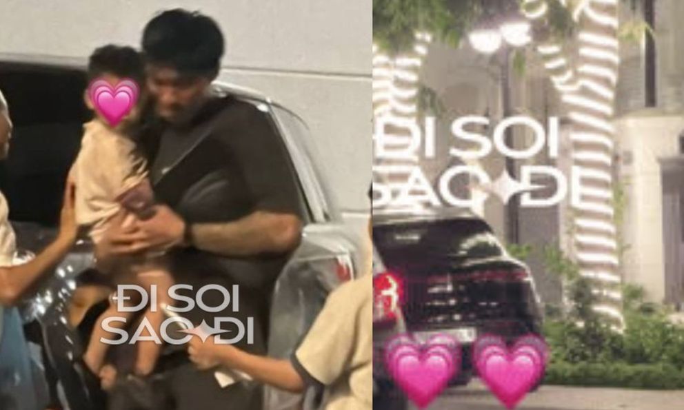 Văn Hậu đưa con trai về nhà sau trận đấu, Doãn Hải My không xuất hiện