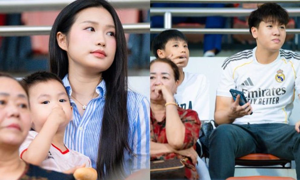 Hai em trai cực phẩm của Doãn Hải My đổ bộ khán đài cổ vũ Đoàn Văn Hậu, thái độ nhà vợ đã rõ giữa drama