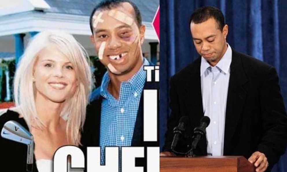 Từng lên án cha ngoại tình, ông vua làng golf lại 