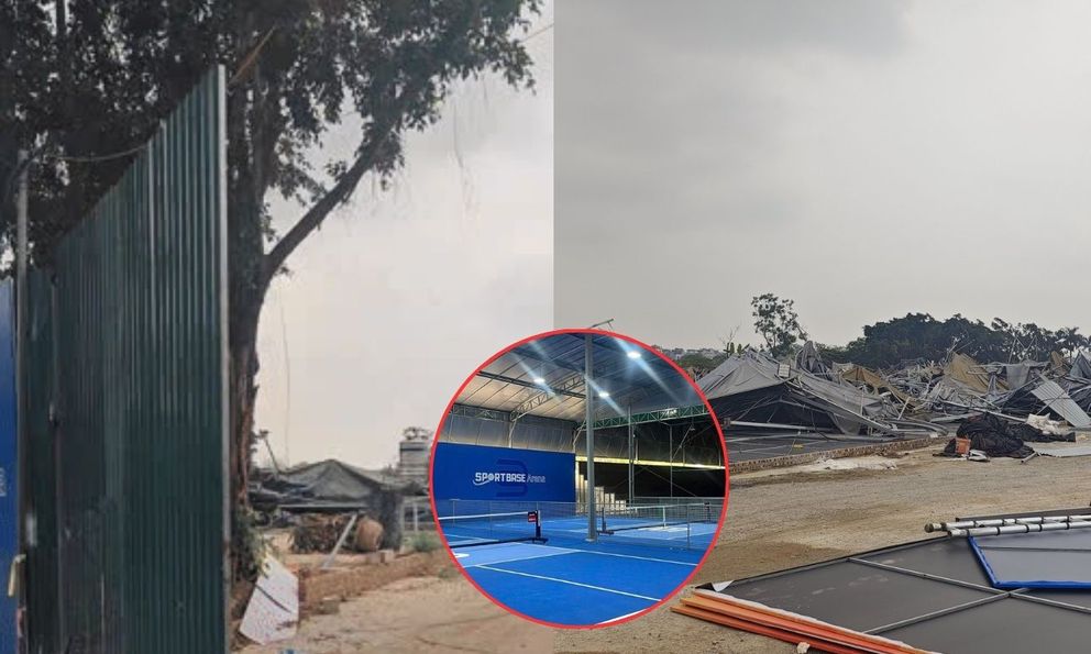 Cận cảnh loạt sân pickleball lớn nhất Hà Nội sau khi bị tháo dỡ