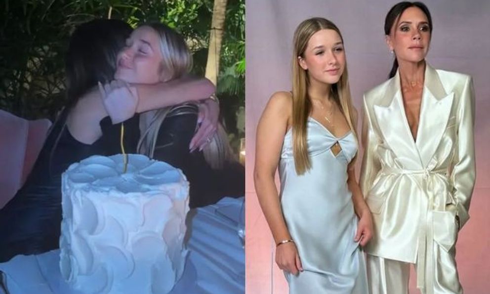 Tiểu thư út Harper nhà Beckham dành cử chỉ ngọt ngào cho Victoria, bất chấp việc mẹ liên tục bị anh cả Brooklyn nói xấu