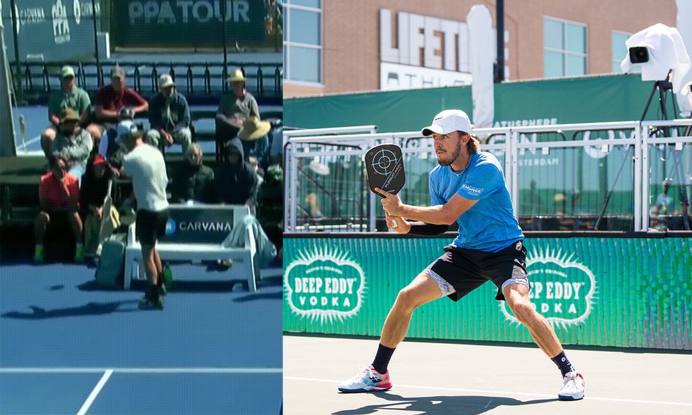 Drama PPA Mỹ: Top 3 thế giới bị xử thua vì ném vợt trúng khán giả