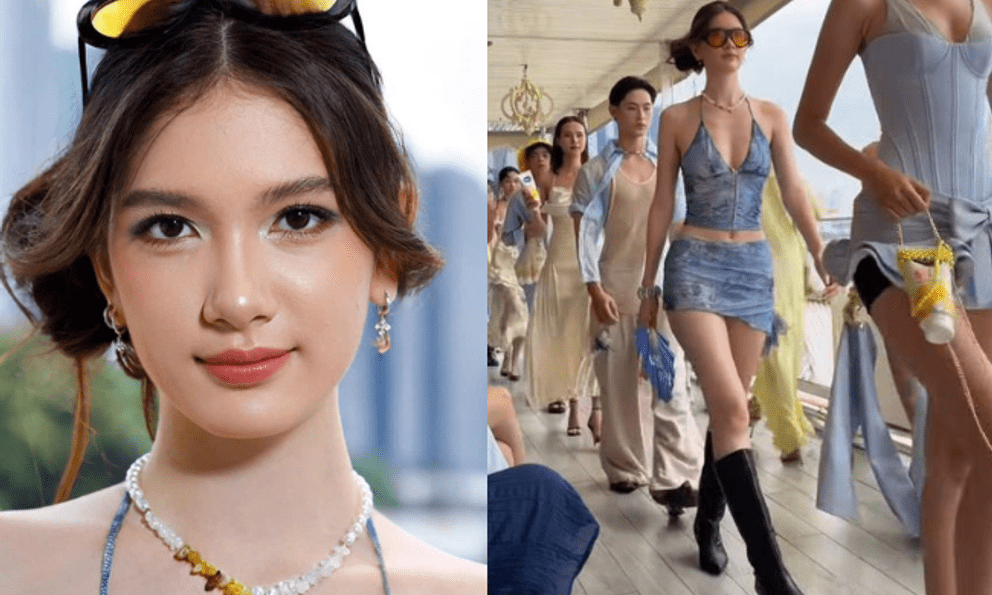 Em gái chân dài 19 tuổi của thủ môn Lâm Tây debut làm người mẫu, nhan sắc và thần thái gây chú ý trên sàn catwalk