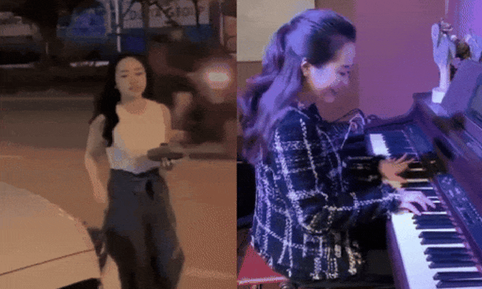 Nhuệ Giang - vợ Lương Xuân Trường bước xuống từ xế hộp ra dáng nữ CEO, chơi piano cực nghệ chuẩn tiểu thư Hà thành