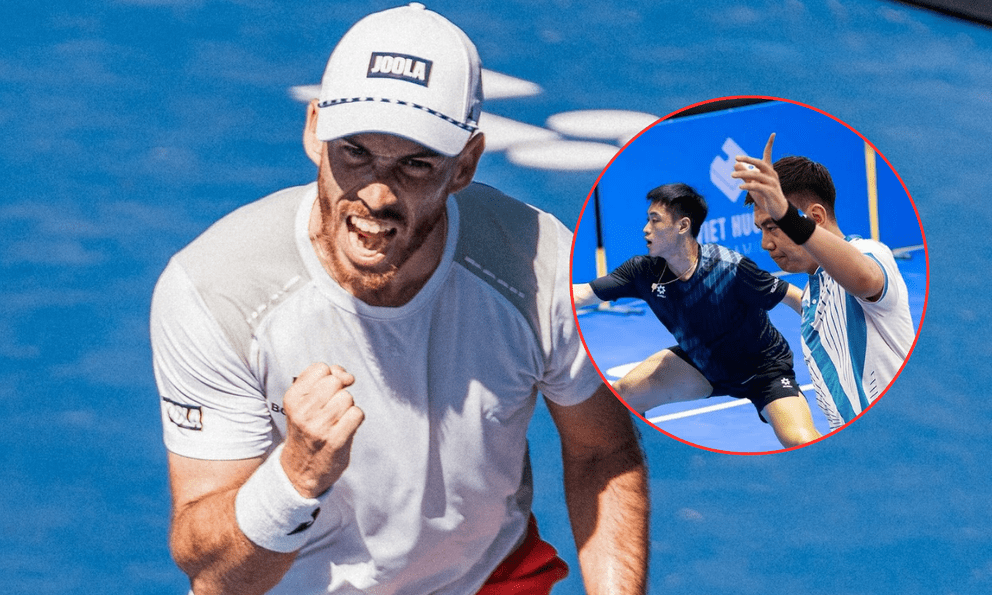 Tay vợt Top 2 thế giới bạn trận ở Hanoi Cup, gây bão khi thách thức Lý Hoàng Nam, Vinh Hiển vừa vô địch PPA Mỹ 