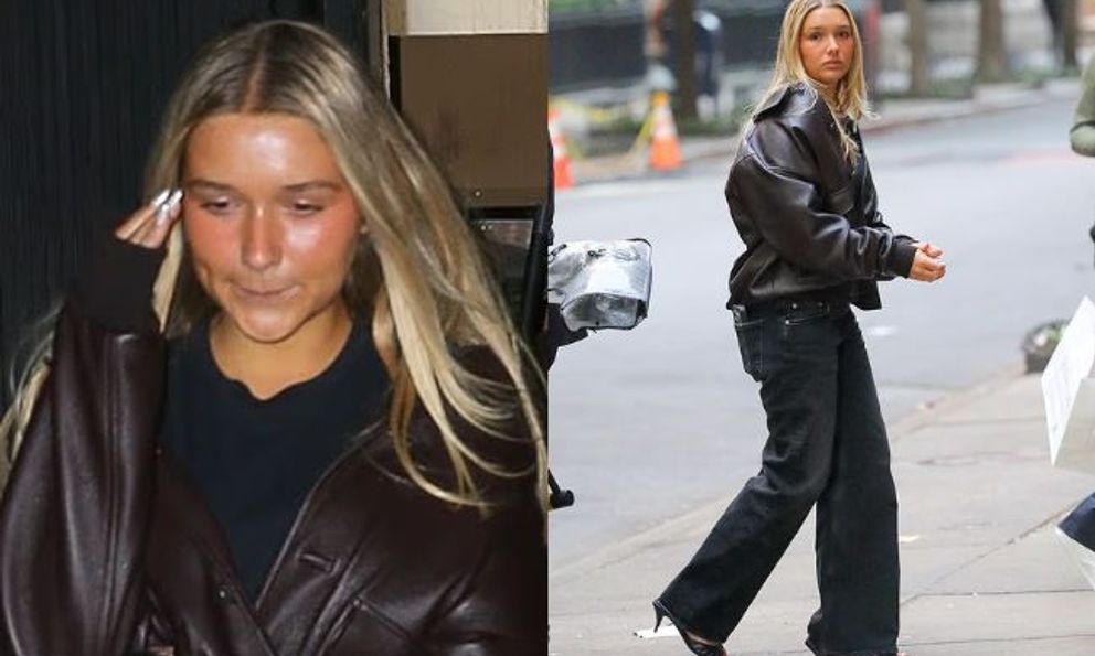 Tiểu thư Harper nhà Beckham thất thần mỏi mệt, xuống sắc thấy rõ khi để mặt mộc, bước ra từ xế hộp sang chảnh