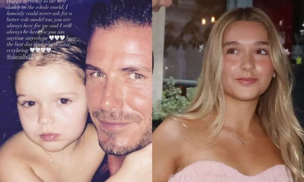 Bức ảnh hiếm của David Beckham và con gái Harper ở bể bơi gây chú ý