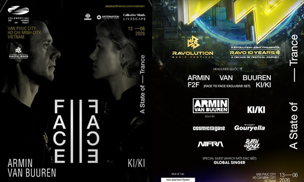 Huyền thoại Armin van Buuren đổ bộ TP.HCM, Ravolution Music Festival 10 năm đưa Việt Nam thành tâm điểm EDM châu Á