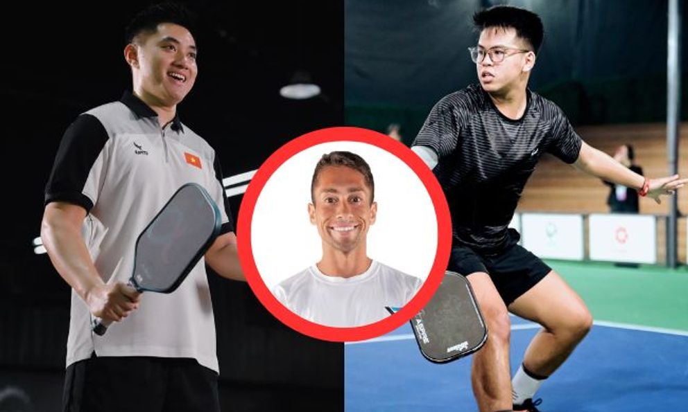 Đỉnh: Bộ đôi Việt Nam Hồ Vũ Hoàn - Hùng Anh tiễn ngôi sao pickleball Zane Navratil về nước sau chiến thắng huỷ diệt ở PPA Kualar Lumper