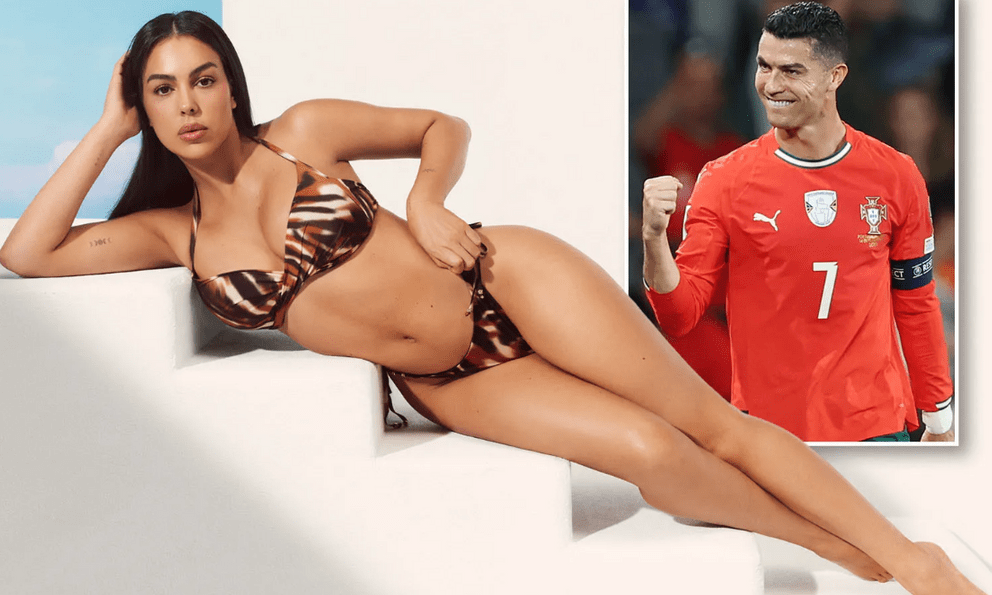 Georgina diện bikini nóng bỏng gây choáng trong khi Ronaldo lập kỉ lục với kỳ World Cup thứ 6