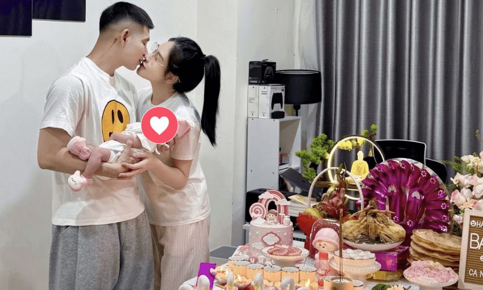 Quang Vinh và Mỹ Linh hé lộ tên con gái vừa sinh, một điểm giống hệt mẹ 