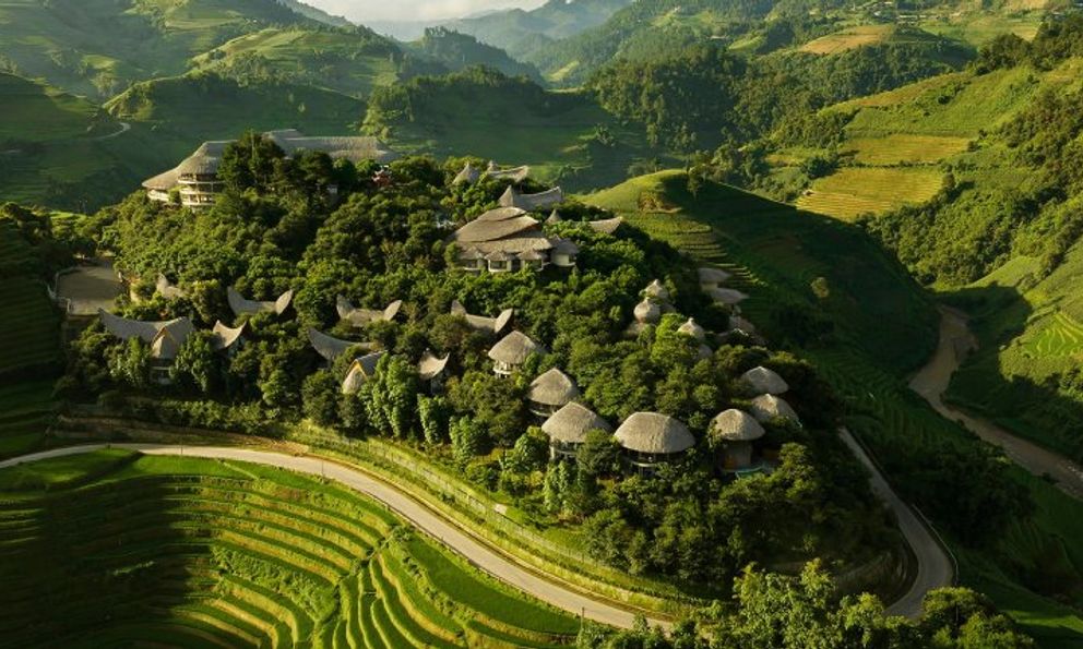 Việt Nam có khu nghỉ dưỡng vừa ẵm giải danh giá châu Á, nằm lọt giữa thung lũng ruộng bậc thang đẹp nhất nhì thế giới