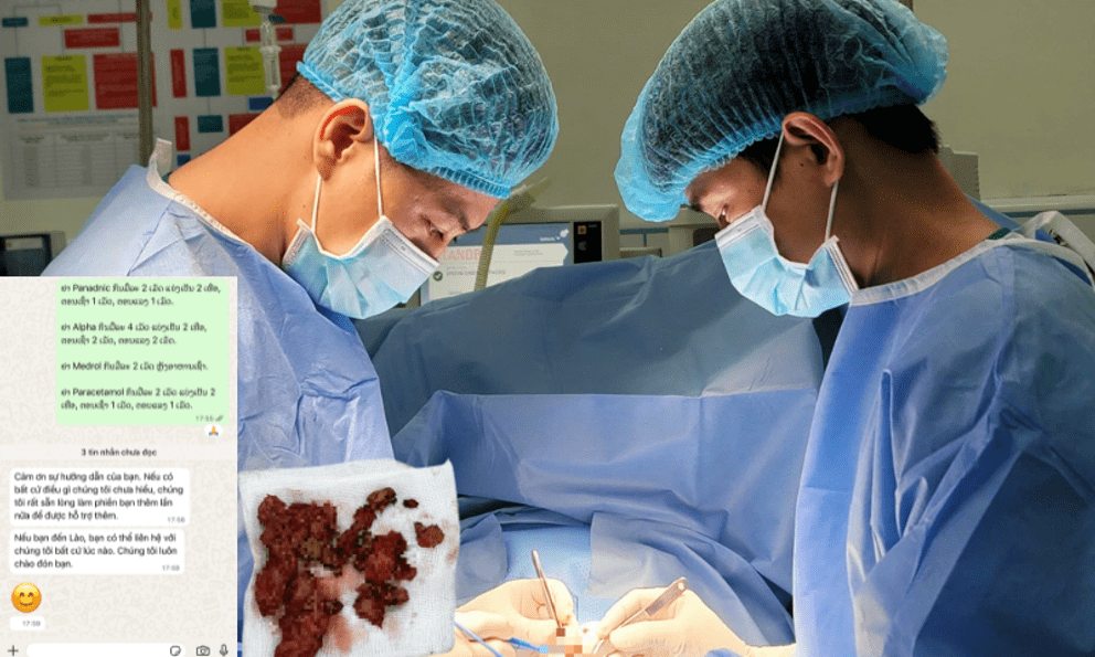  Người đàn ông Lào sang Việt Nam cầu cứu vì biến chứng tiêm chất lạ: “Cảm ơn bác sĩ đã cứu vãn cả cuộc đời tôi”