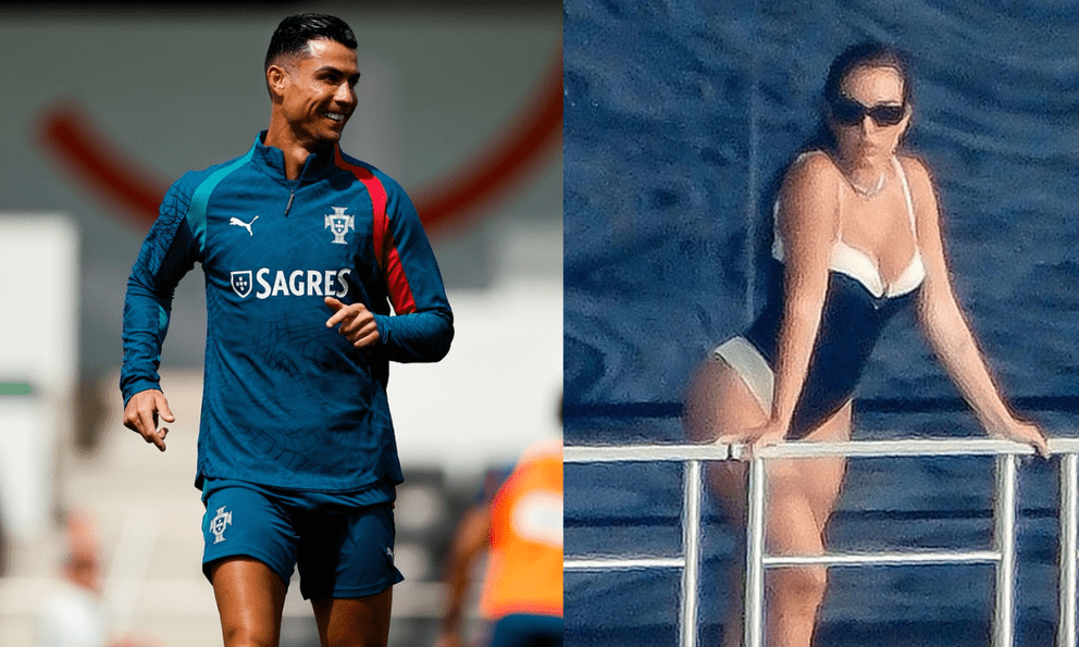Paparazzi tóm cảnh Georgina diện bikini khoe body nóng bỏng trên du thuyền trong lúc Ronaldo dự World Cup