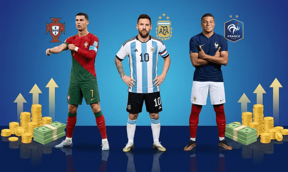 Top 10 cầu thủ được trả lương cao nhất World Cup 2026: Ronaldo đỉnh nhất, kiếm tiền gấp đôi Messi