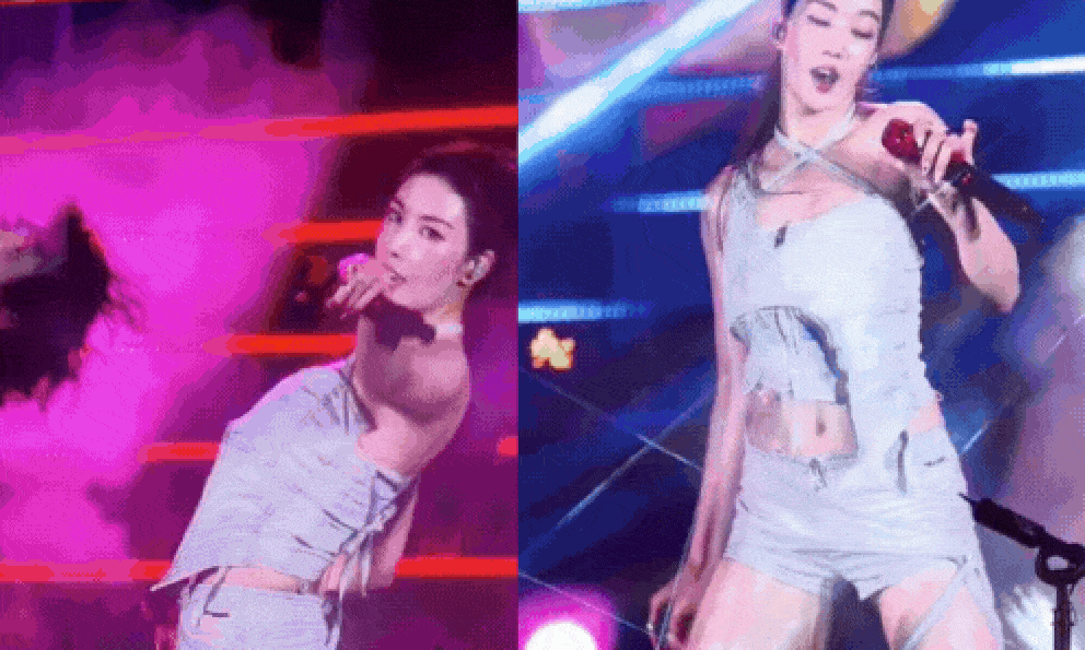 Nữ hoàng nhạc nước đẹp nghẹt thở ở Mỹ Đình, body mướt mắt không từ nào chê