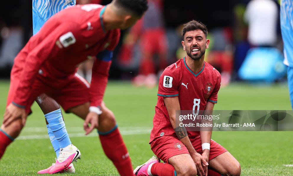 Drama World Cup 2026: Ronaldo bỏ lỡ cơ hội vàng, Bruno Fernandes nổi giận ngay trên sân trong trận hòa gây sốc của Bồ Đào Nha