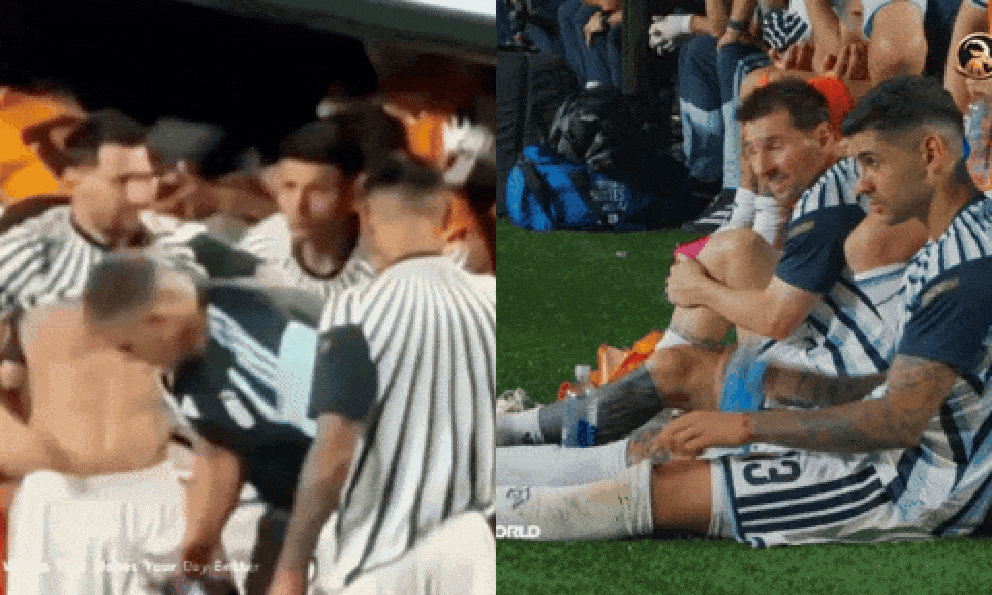 Góc fancam World Cup tiết lộ nhân cách 10 điểm của Messi: Đàn em chủ động nhường ghế nhưng anh từ chối rồi ngồi bệt xuống đất