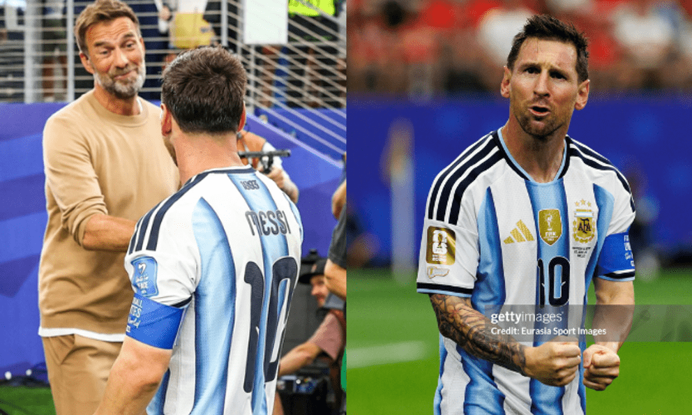 Klopp bật cười khi gặp Messi sau trận, phản ứng nói thay cảm xúc của cả thế giới