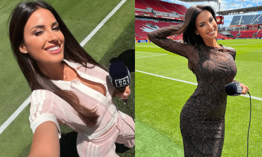Nữ MC nóng bỏng nhất World Cup diện váy khoe đường cong 