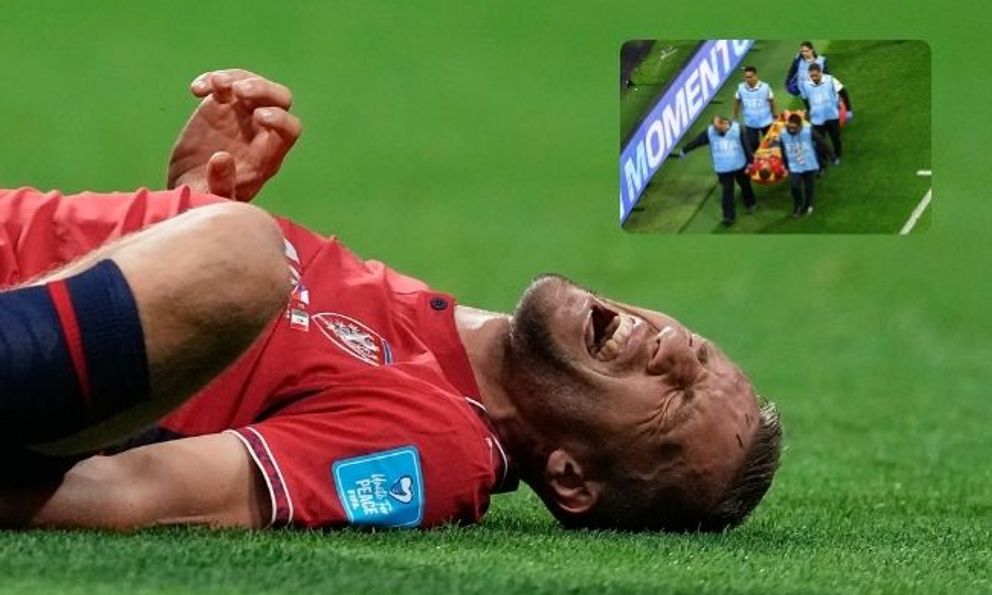 Thêm một chấn thương rợn người ở World Cup 2026: Sao CH Czech gào thét trong đau đớn, rời sân bằng cáng