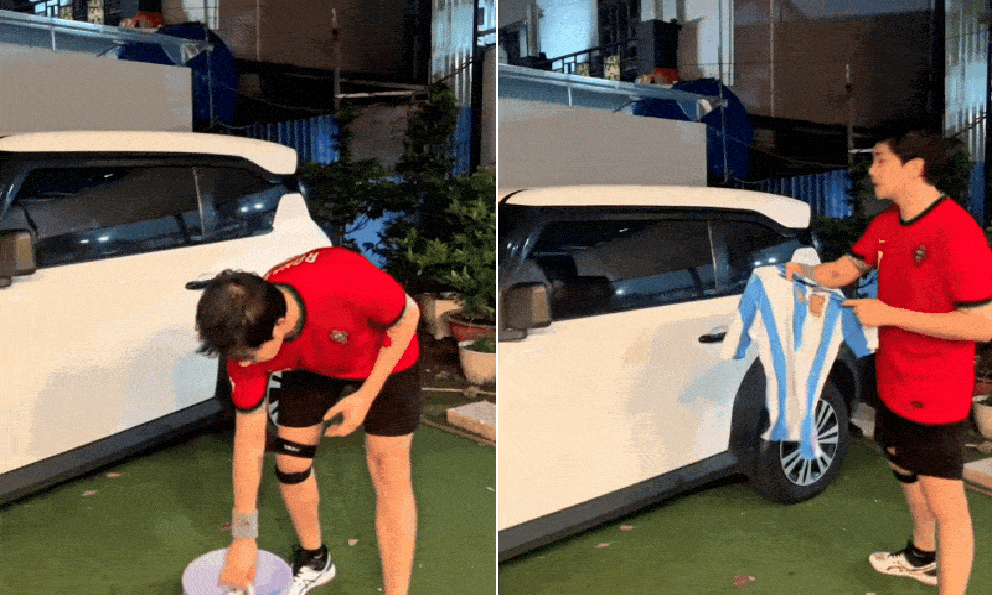 Ca sĩ Việt bị chỉ trích vì hành động thô lỗ với áo Messi: Scandal nhiều hơn sản phẩm, đang nổi tiếng thì mất hút