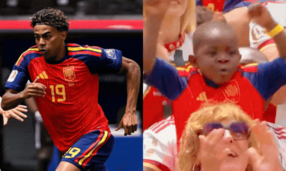 Em trai 3 tuổi của Lamine Yamal gây sốt World Cup, màn ăn mừng đáng yêu khiến ai xem cũng phải mỉm cười