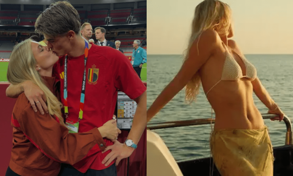 Sao tuyển Bỉ lập cú đúp đưa đội nhà vào tứ kết World Cup, ngoài đời có bạn gái nha sĩ vừa giỏi vừa xinh