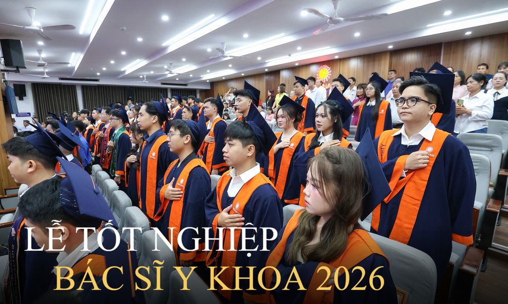 Lễ tốt nghiệp khóa Bác sĩ Y khoa đầu tiên của trường Đại học Đại Nam
