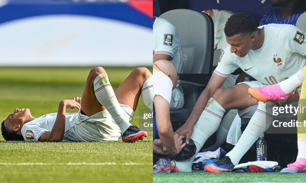 Mbappe chấn thương khiến tuyển Pháp nơm nớp lo sợ