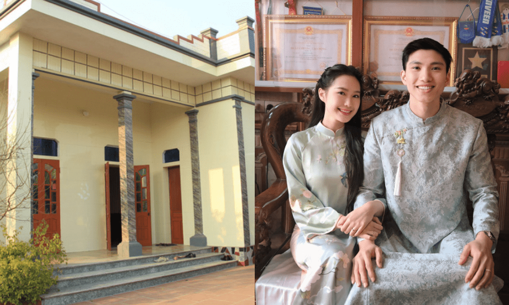 Căn nhà ở quê của Đoàn Văn Hậu