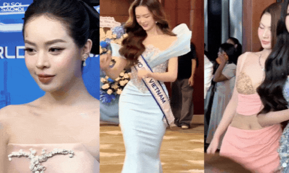 Thảm đỏ hot nhất hôm nay: Kiều Duy diện váy hở bạo, dàn Tân Á hậu đọ sắc nét căng