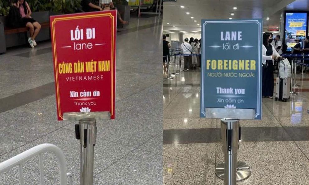 Từ đầu tháng 8: Sân bay Nội Bài có làn xuất nhập cảnh riêng cho khách Việt